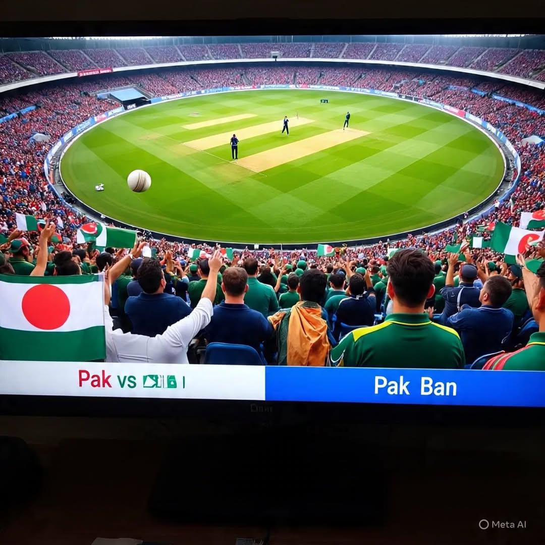 Pak vs Ban broadcast channel?