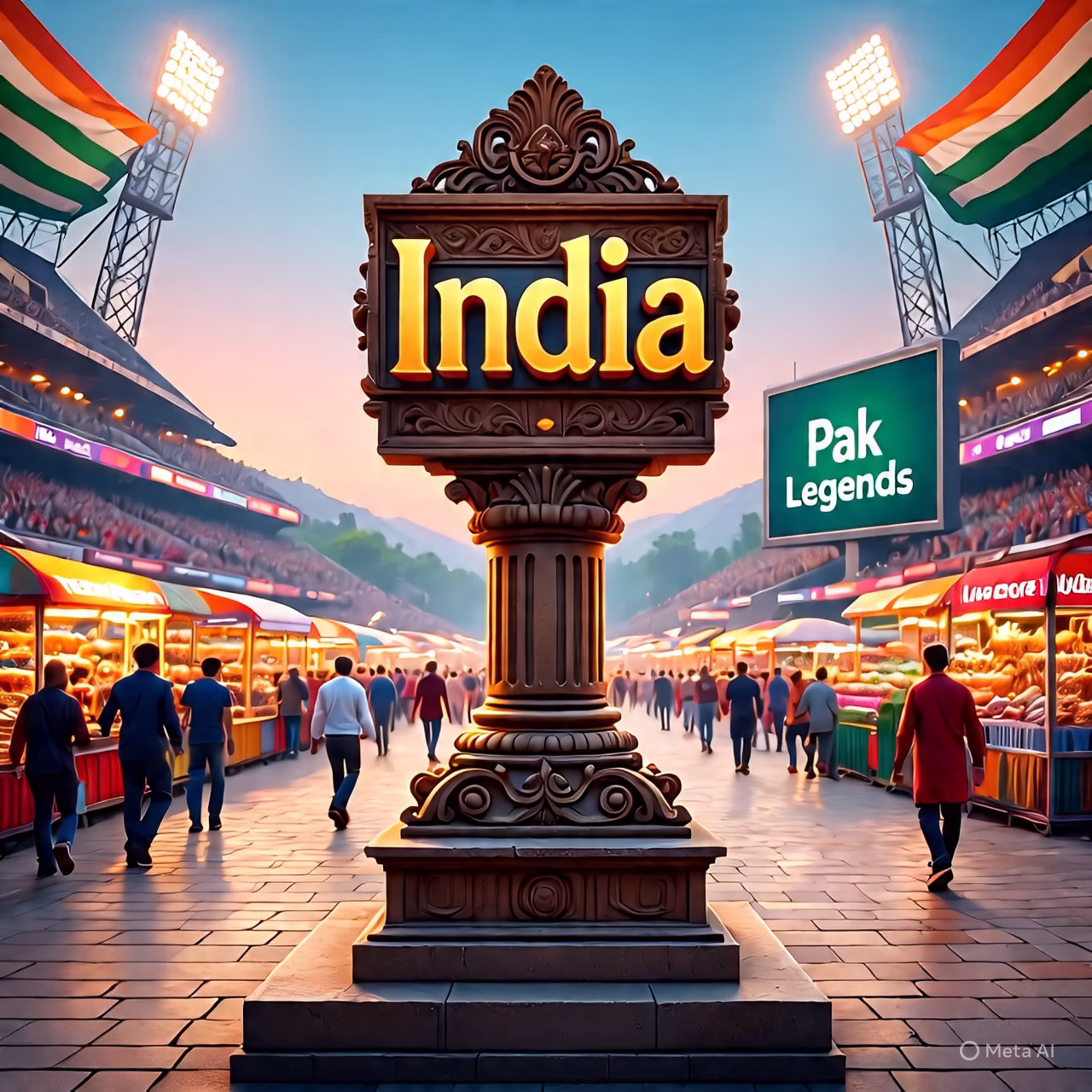 India vs pak legends Live score today?
