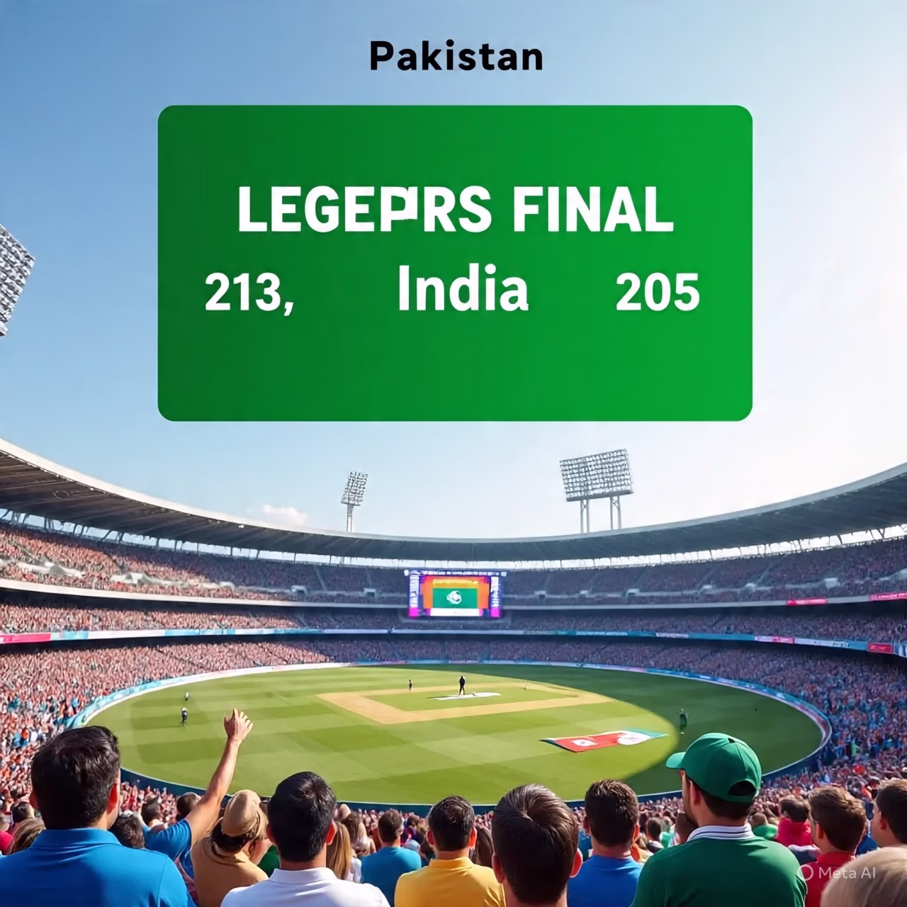 Pak vs India legends Final scorecard?