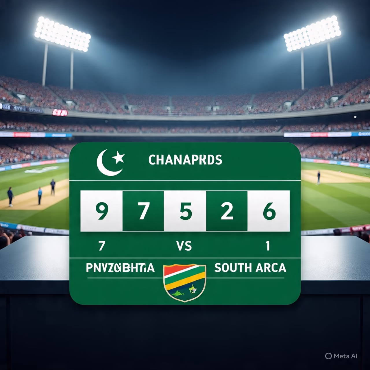Pak Champion vs SA Champion Result