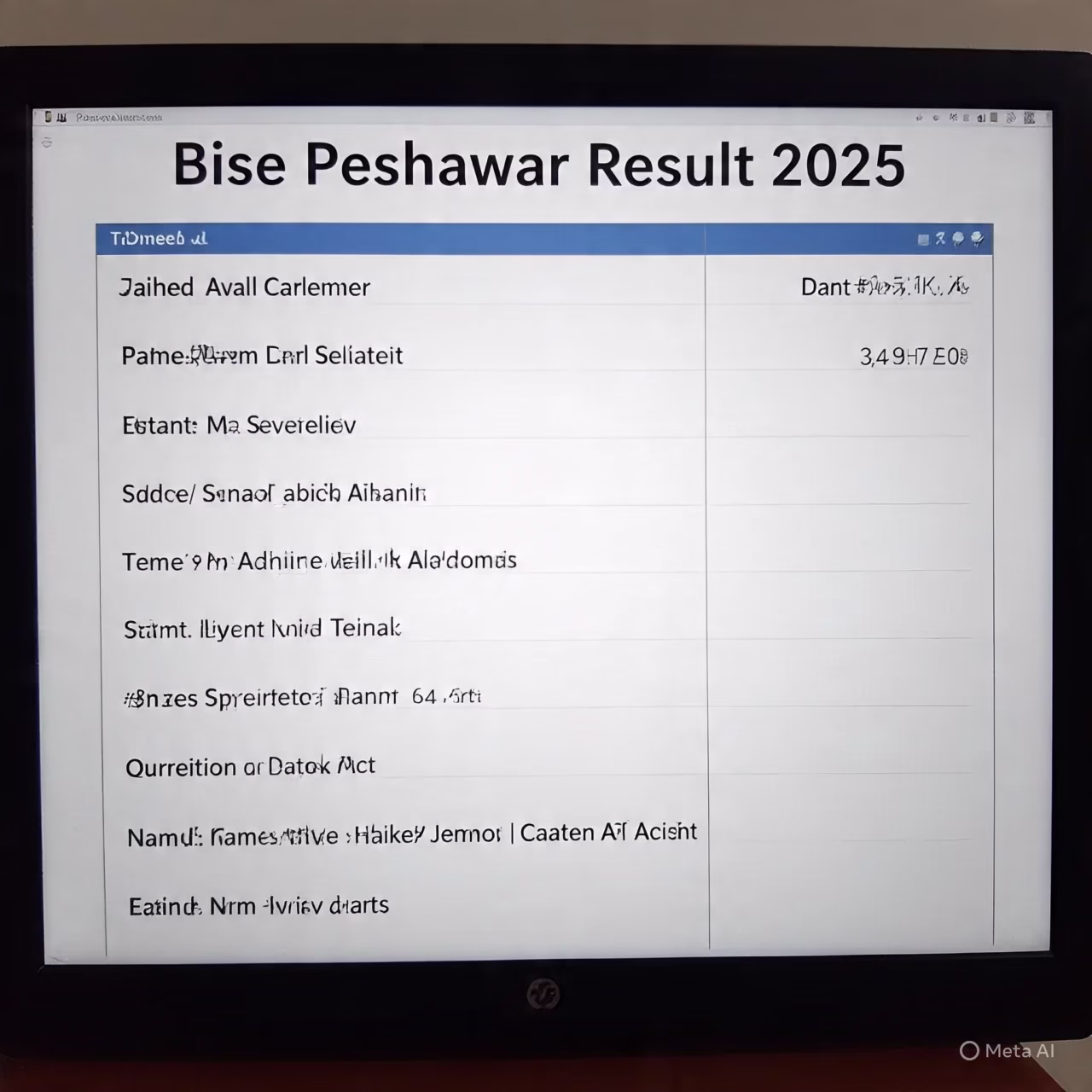 BISE Peshawar Result 2025 in PDF Download Gazette for
