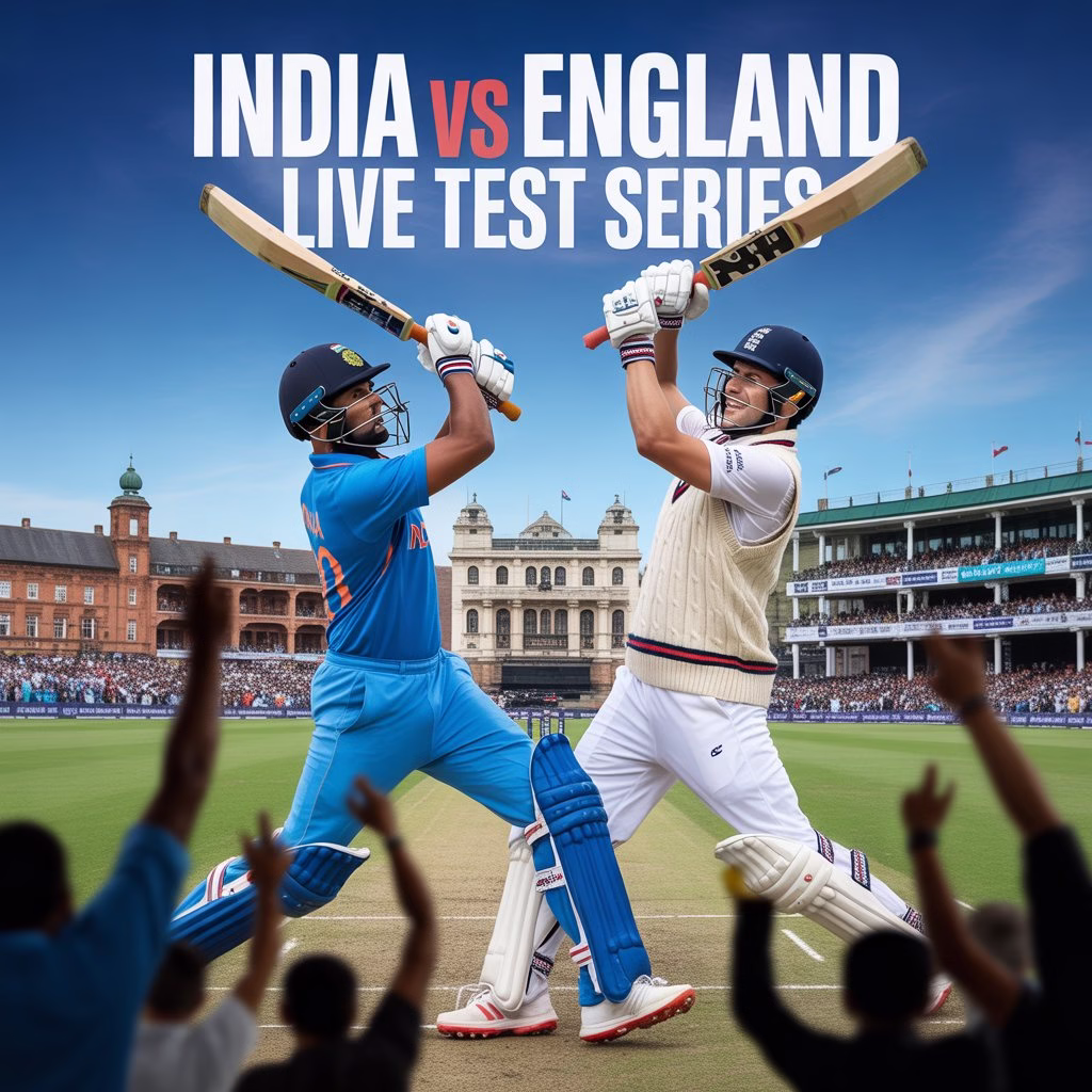 How to Watch India vs England Live Test Series