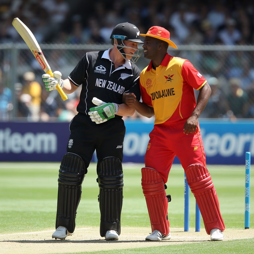 New Zealand Vs Zimbabwe Match
