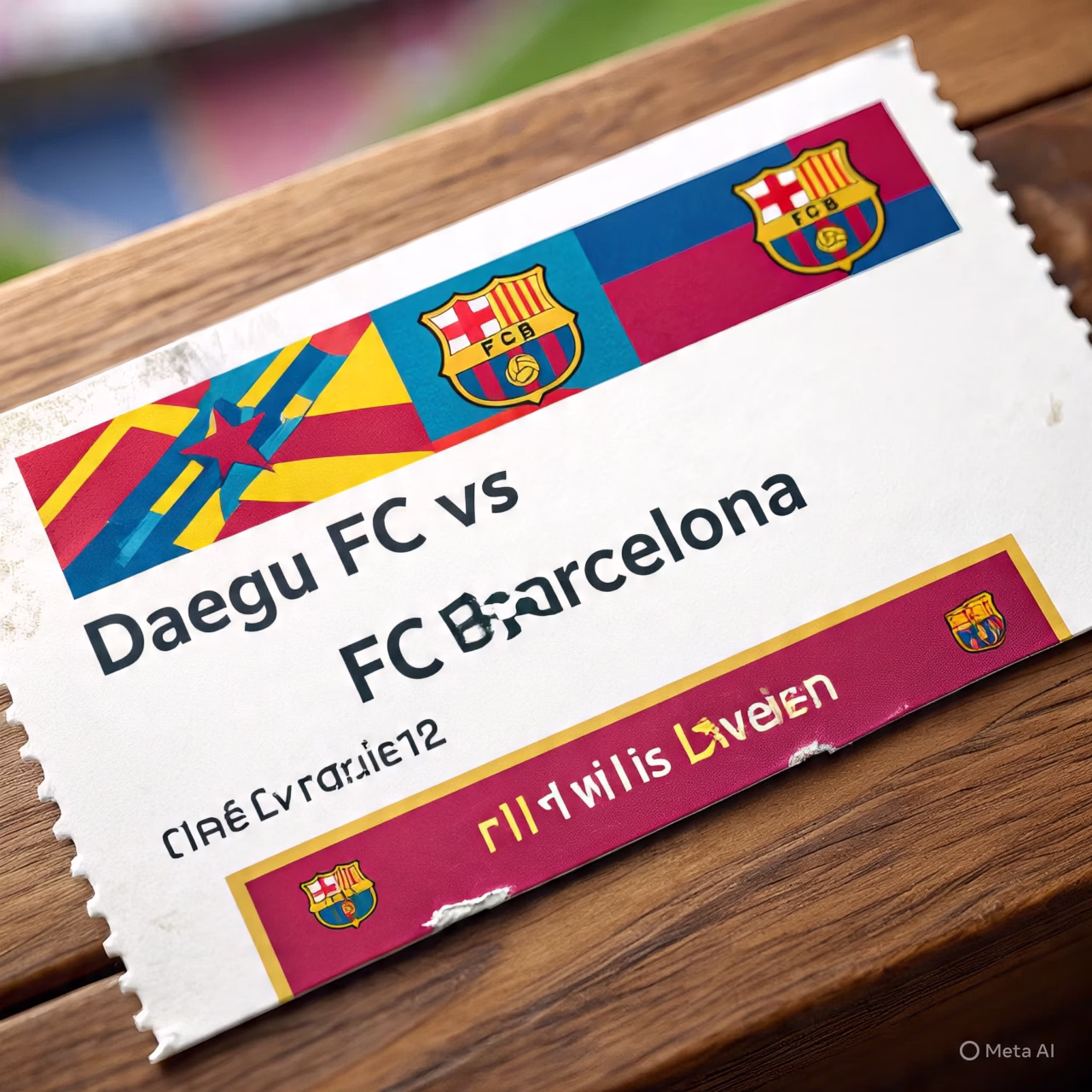 Tiket Daegu vs Barcelona 2025 Info Lengkap