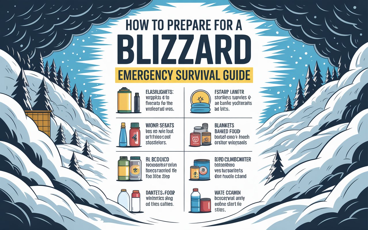 how to prepare for a blizzard