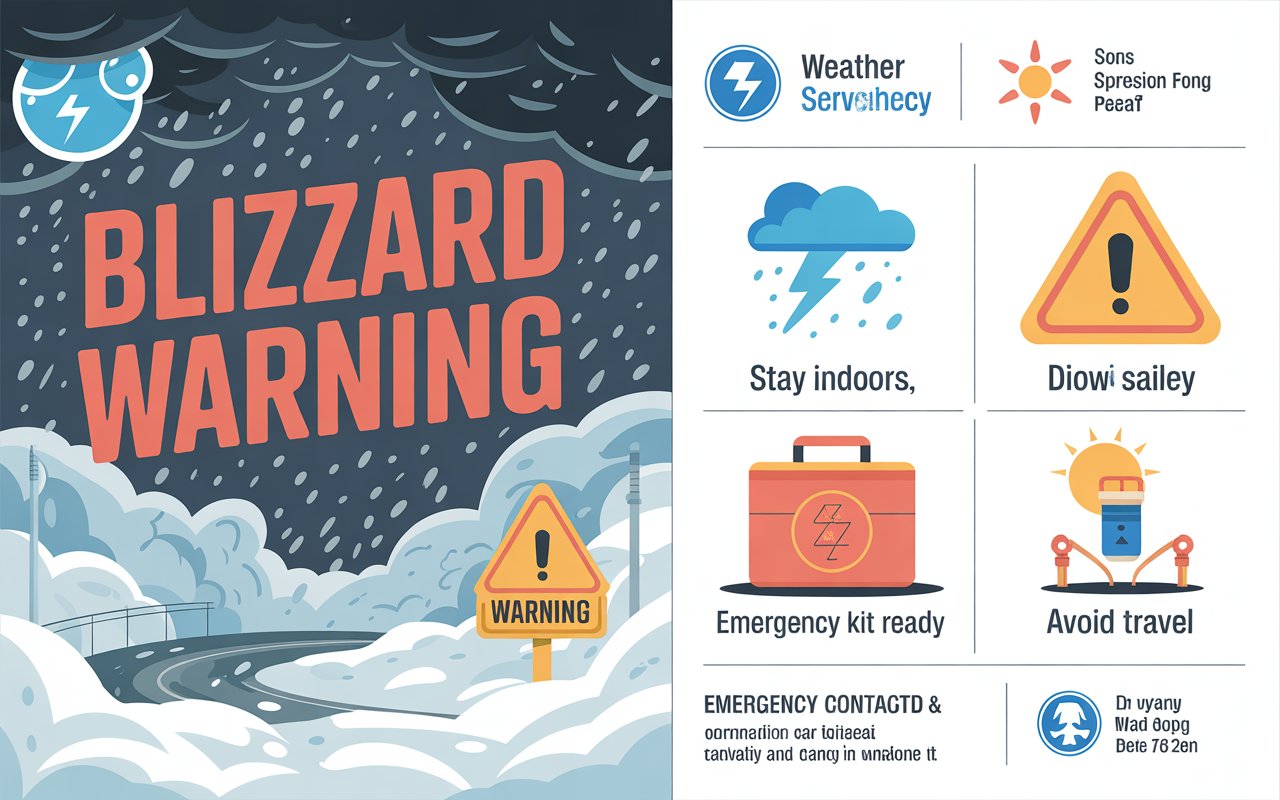 blizzard warning
