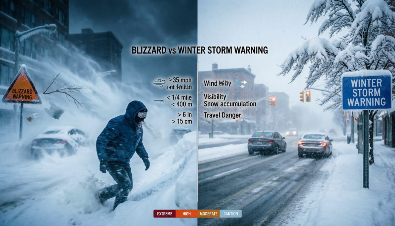 blizzard warning vs winter storm warning