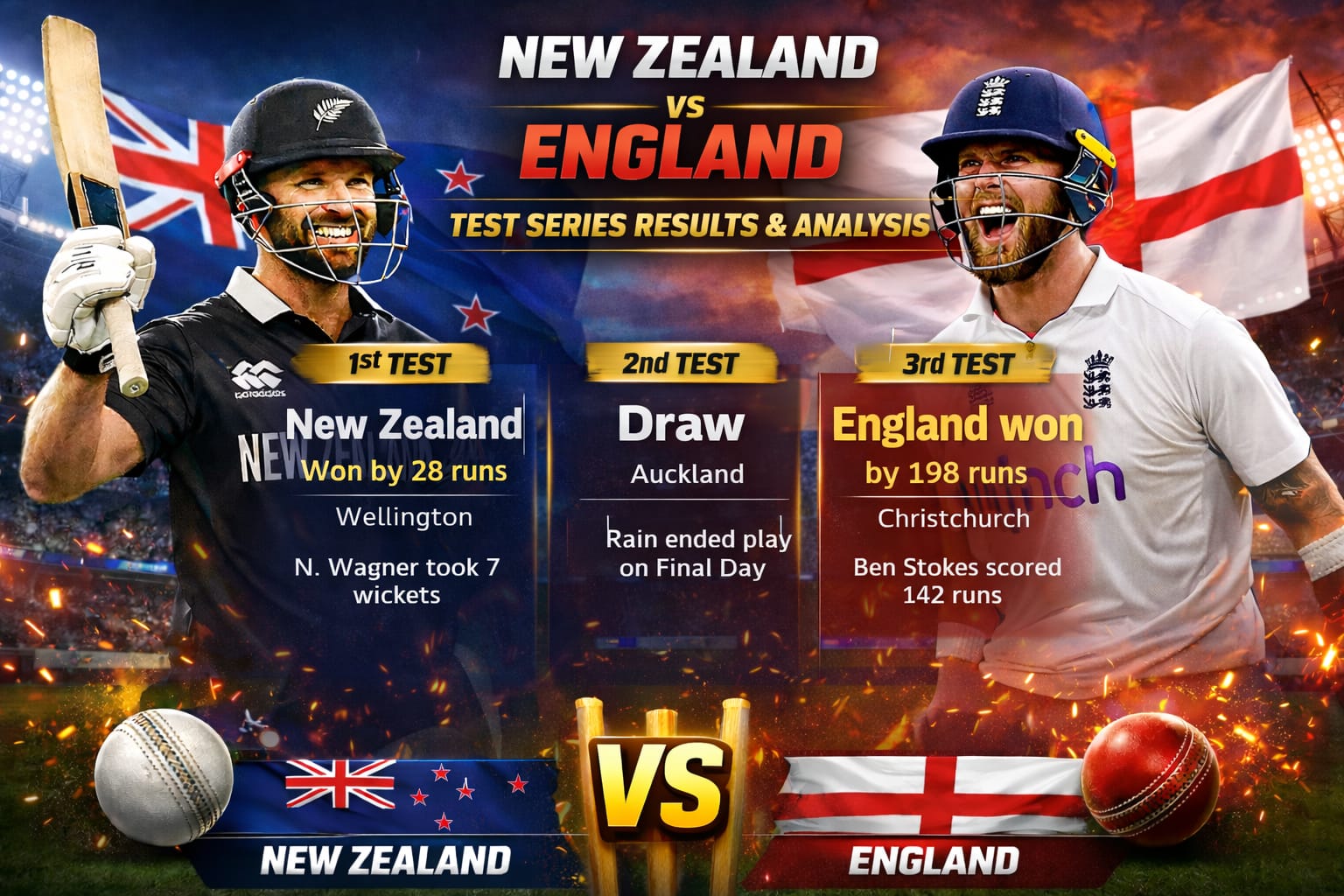 New Zealand vs England analysis