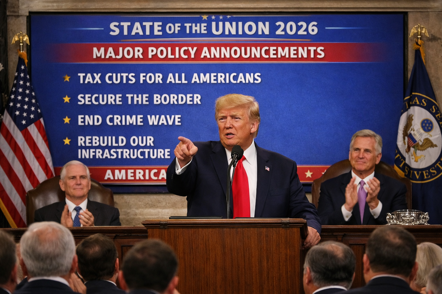 Trump policy announcements 2026