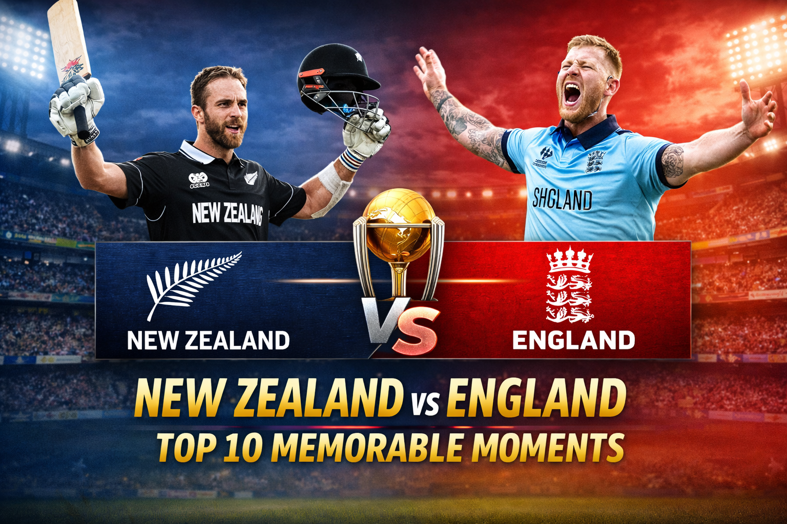 New Zealand vs England top moments