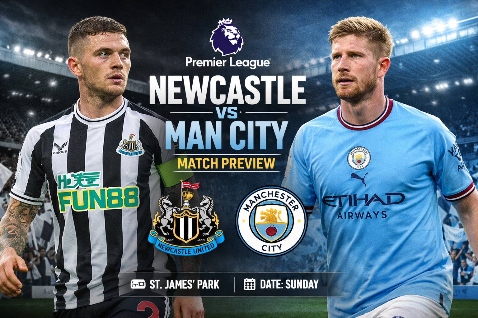 Newcastle vs Man City match preview
