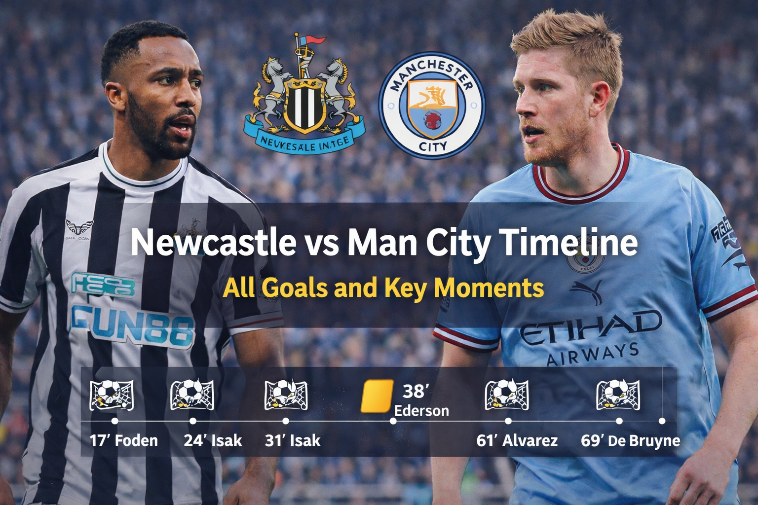 Newcastle vs Man City match