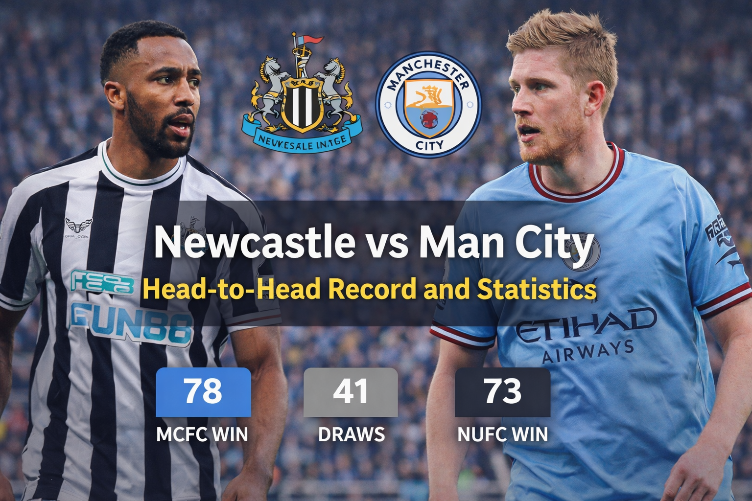 Newcastle vs Man City timeline