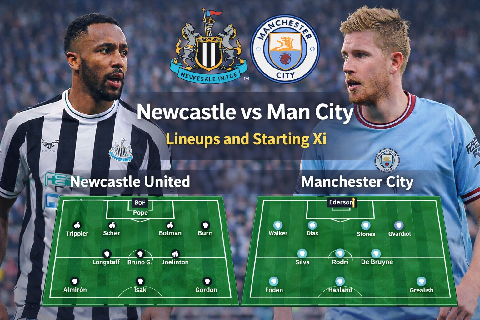 Newcastle vs Man City record