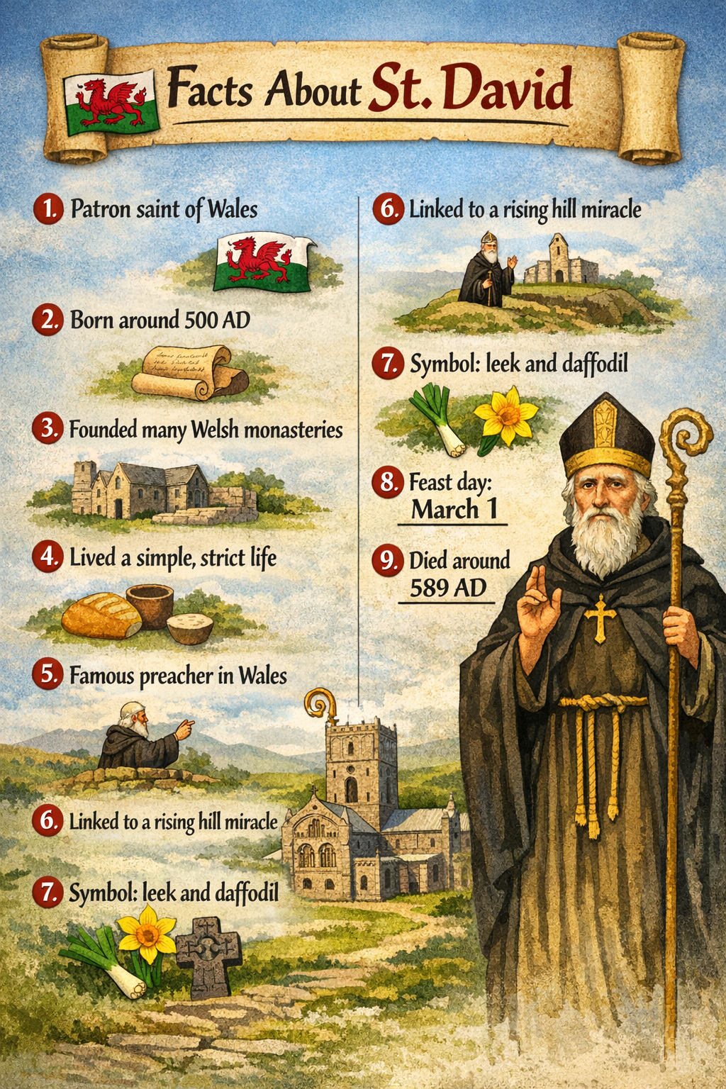 Patron saint of Wales